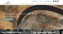 Desktop Screenshot of maven-international.com